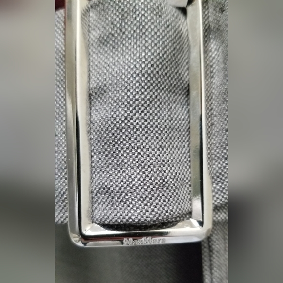 NWT Max Mara Sumatra Belted Double Breasted Wool/Silk Tailor Dress/Vest Sz US 2 - Picture 8 of 12